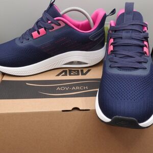 AOV‎ Arch Shoes Women 10.5 Walking Arch Support Athletic Orthotic Sneakers NEW